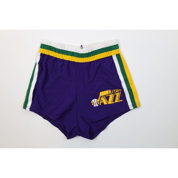 Vintage 80s Sand Knit Mens Small Utah Jazz Adrian Dantley Basketball Uniform USA - Picture 8 of 11